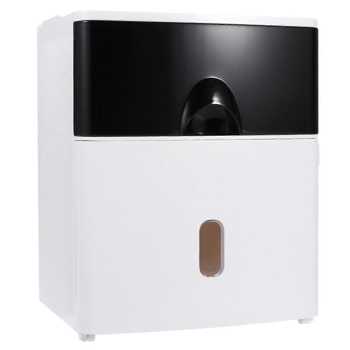 Waterproof Toilet Paper Holder ABS for Toilet Use 2Pcs Tissue Case