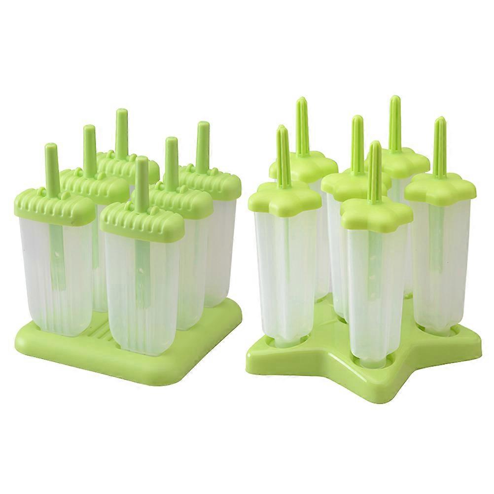 DIY Ice Molds Plastic Popsicle Maker for Ice Cream Making 4Pcs