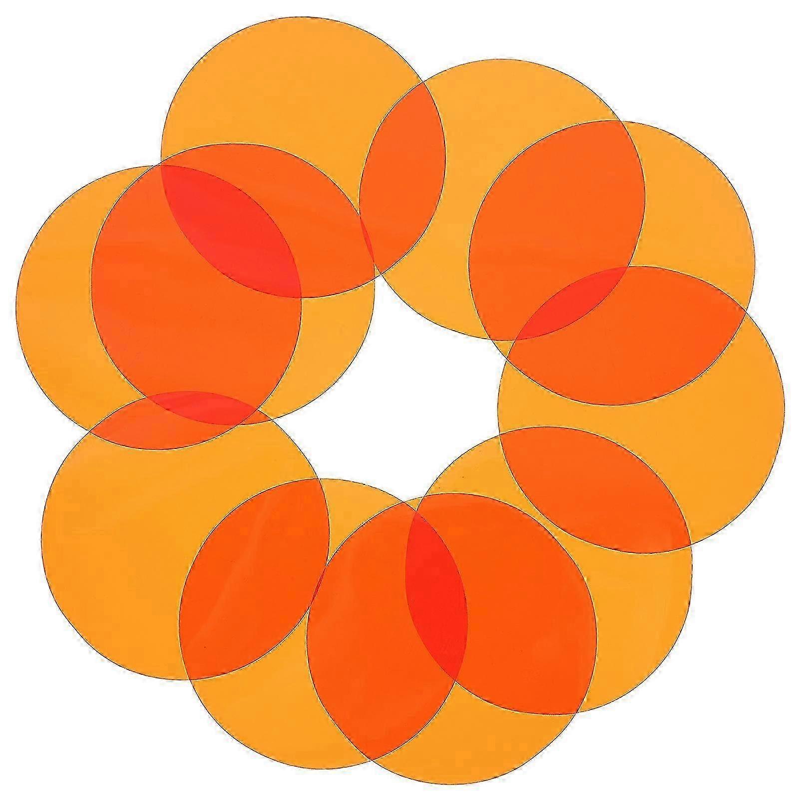 10 τμχ Διαφανή Φύλλα Gel Διόρθωσης Χρώματος για Φίλτρα Φωτός Φλας