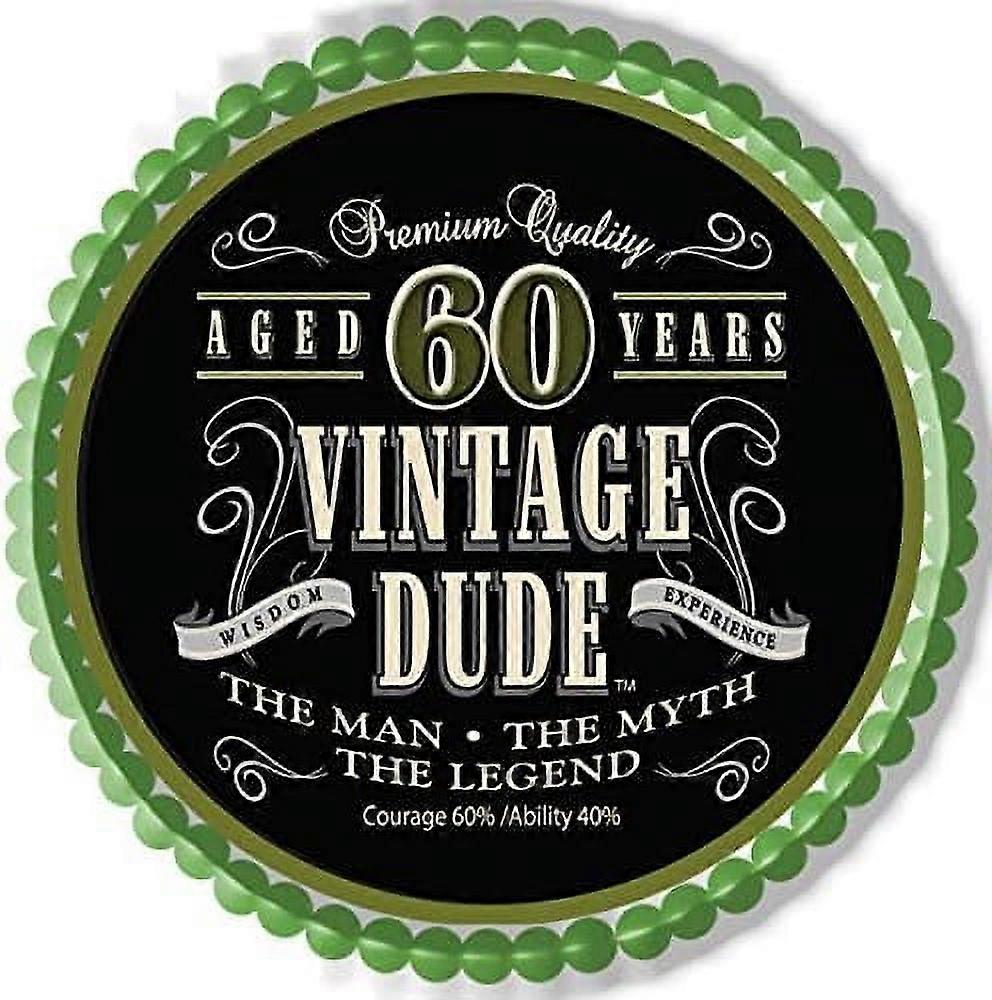 60th - Topper - 6" round