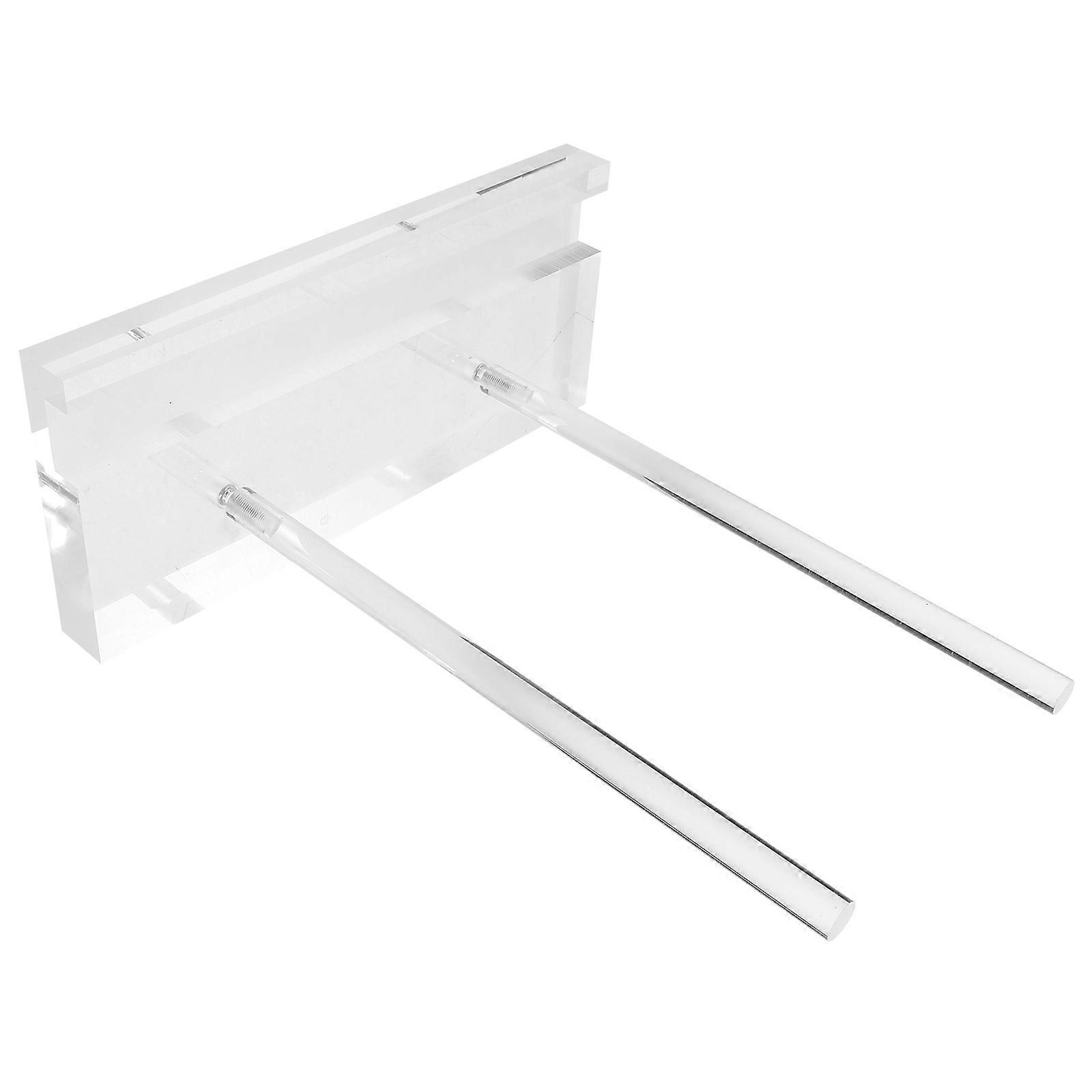 3Pcs Acrylic Stand Set - Clear Display Holder for Showcasing Books Cookbooks CD and Menus - Space Efficient Modern Design - 3Set