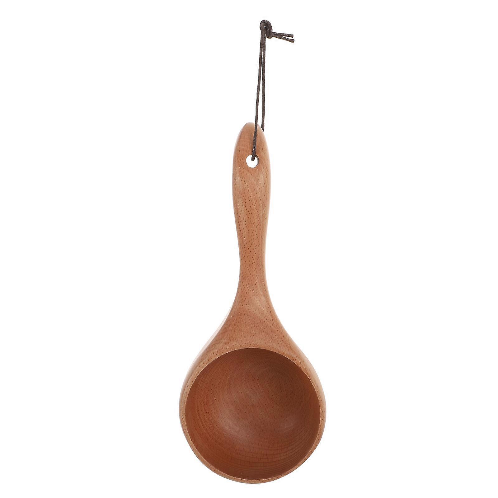 Wooden Water Scoop Spoon for Home Use 1Pcs Multipurpose Wood Ladle