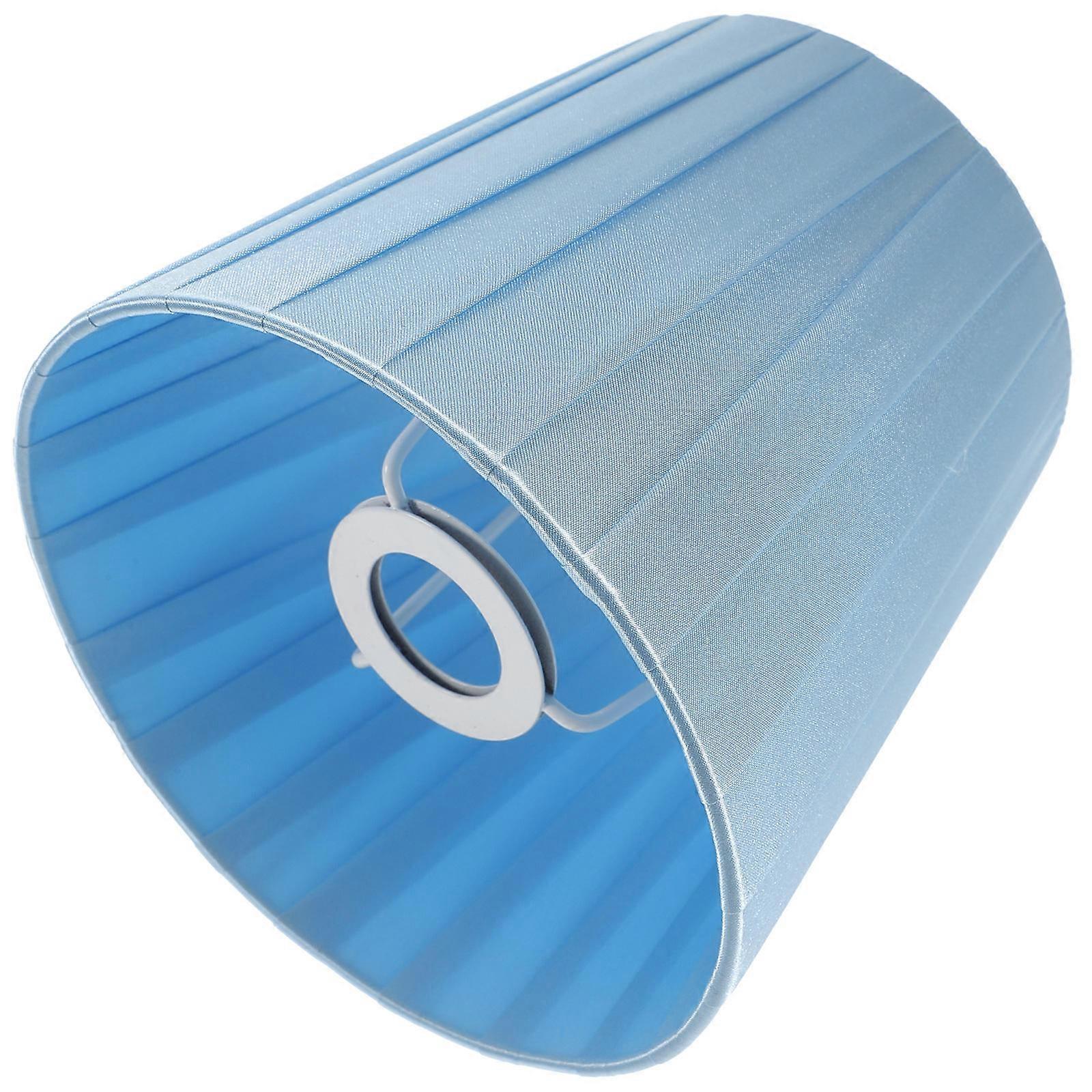 Clip on Light Lamp Shade Small for Home 5Pcs Blue Cloth Lamp Shade