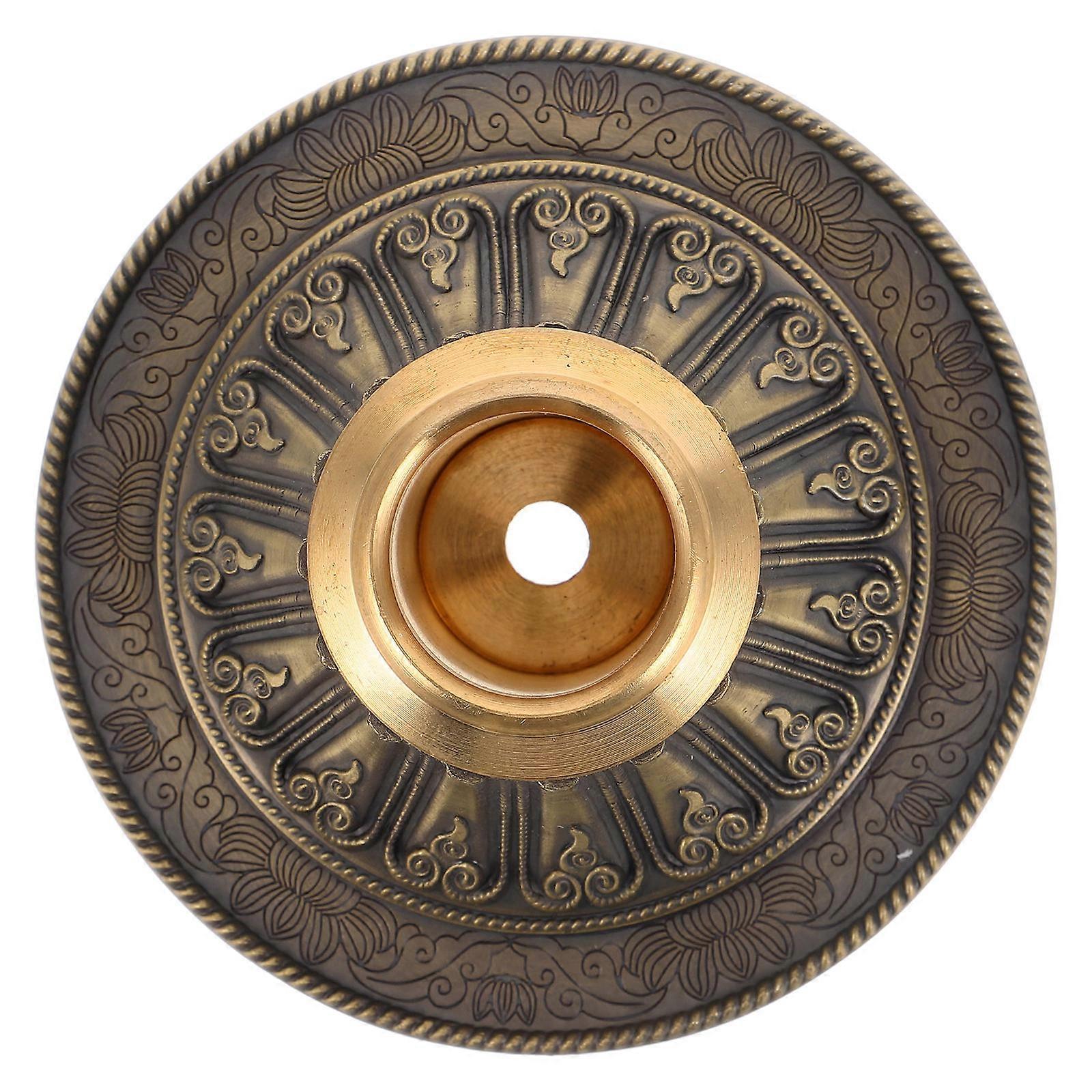 Copper Stand for 2Pcs Handheld Prayer Wheel Display