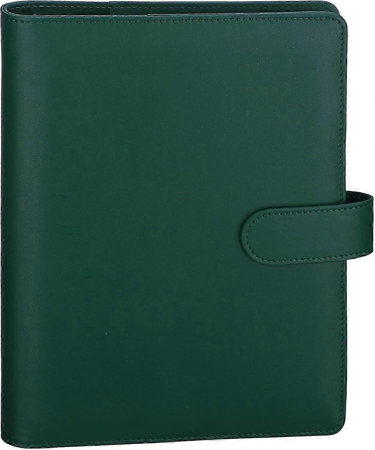 A5 Notebook Binder 6 Ring Planner Binder for A5 Refill Paper. PU Leather