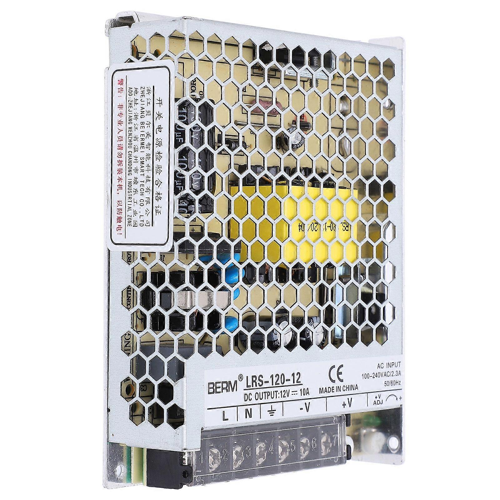 BERM Switching Power Supply with LED Indicator Transformer Driver 120W 85~264VACLRS-120-12