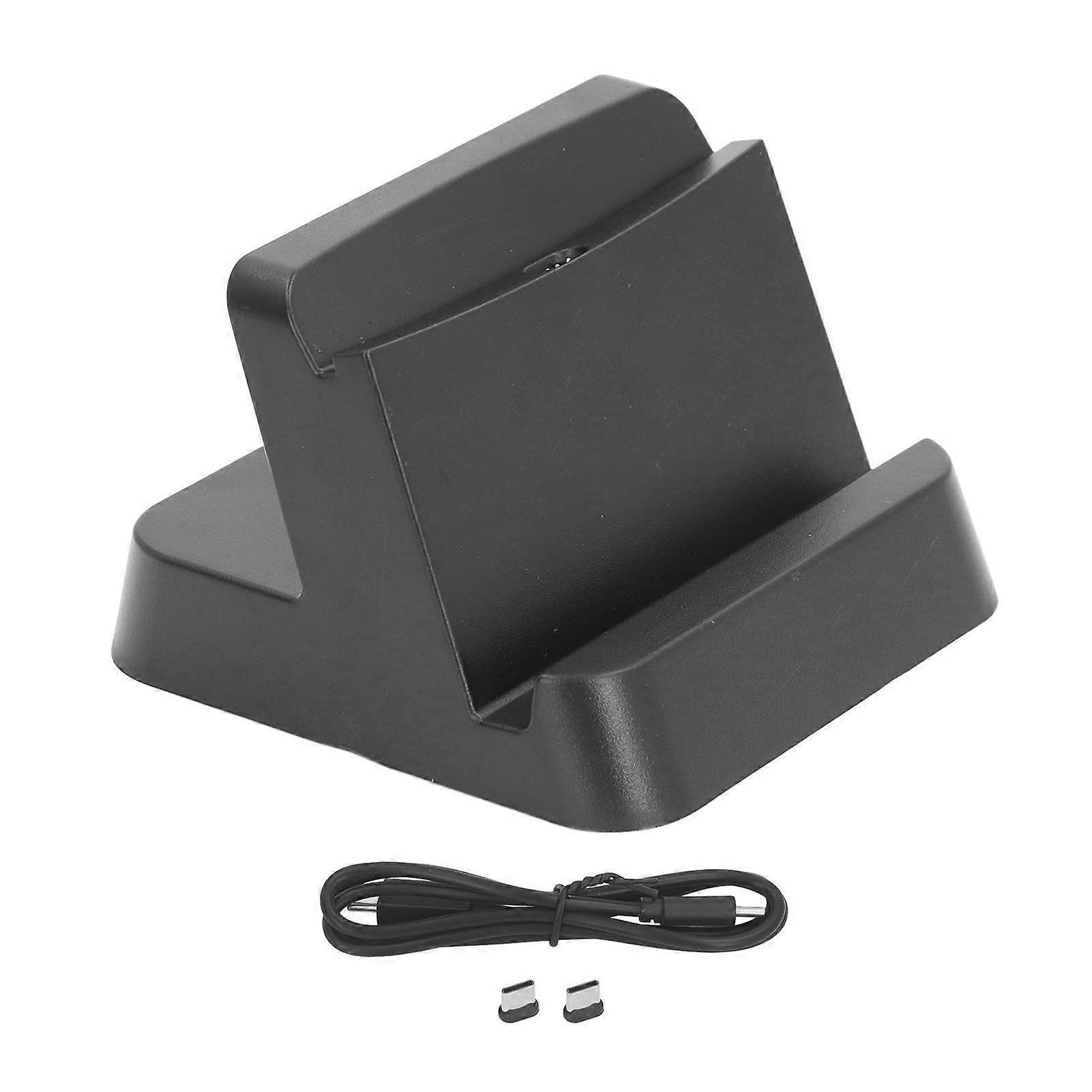 Charging Dock for PS5 Portal Game Console Compatibility Portable Controller Charger Stand Station for Traveling Home Black
