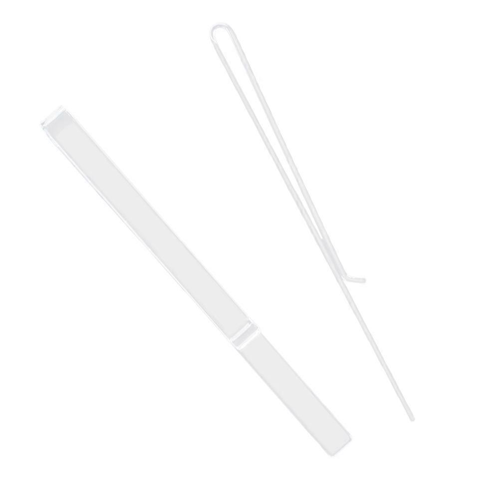 Music Book Clip 2Pcs Transparent Acrylic for Fixing Use with Gentle Grip