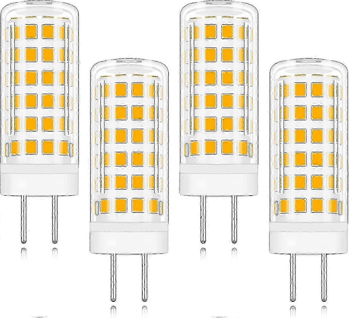 4 pack LED bulb for GY6.35 socket 3000K warm white light