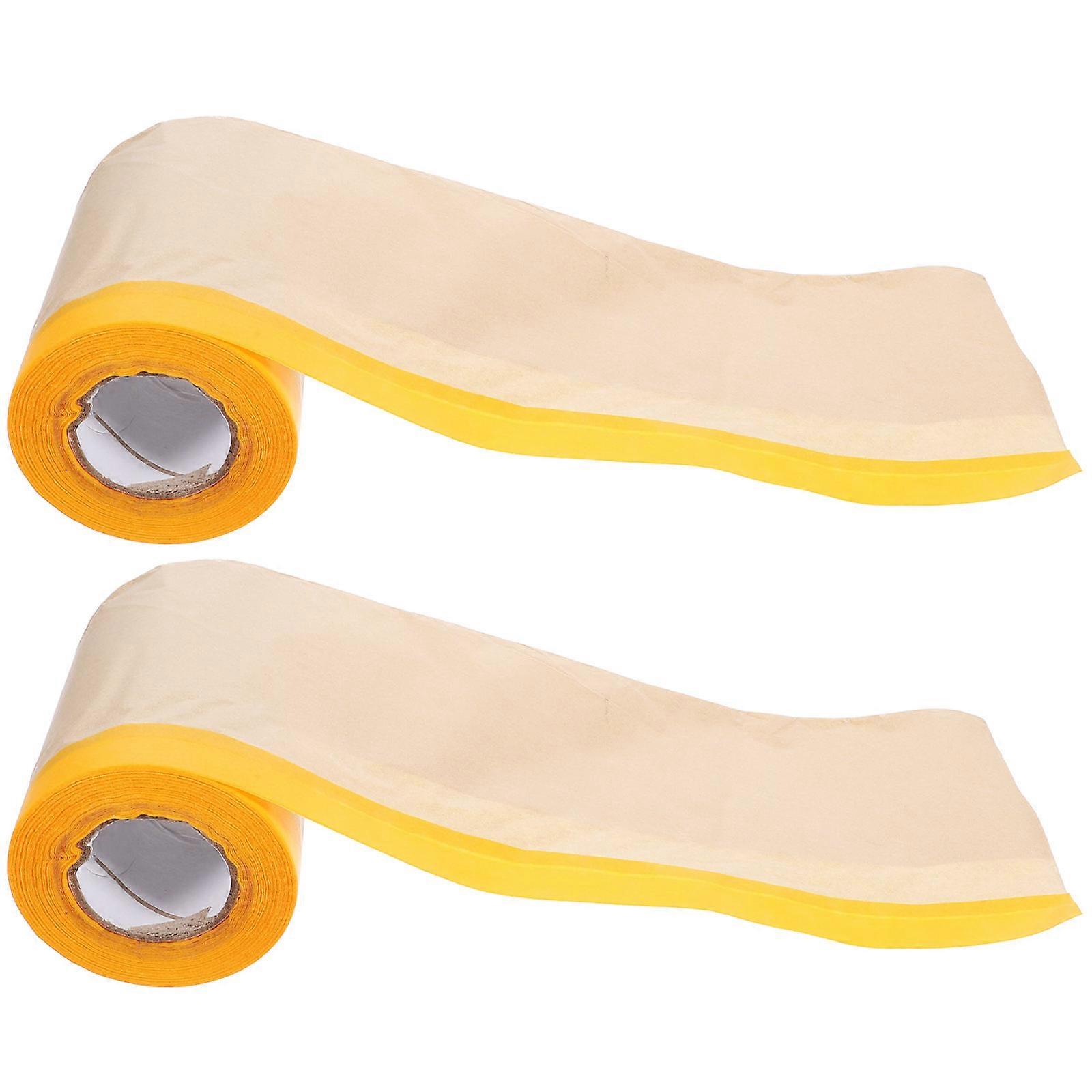 Furniture Masking Paper Roll for Painting Adhesive Protection 4 Rolls