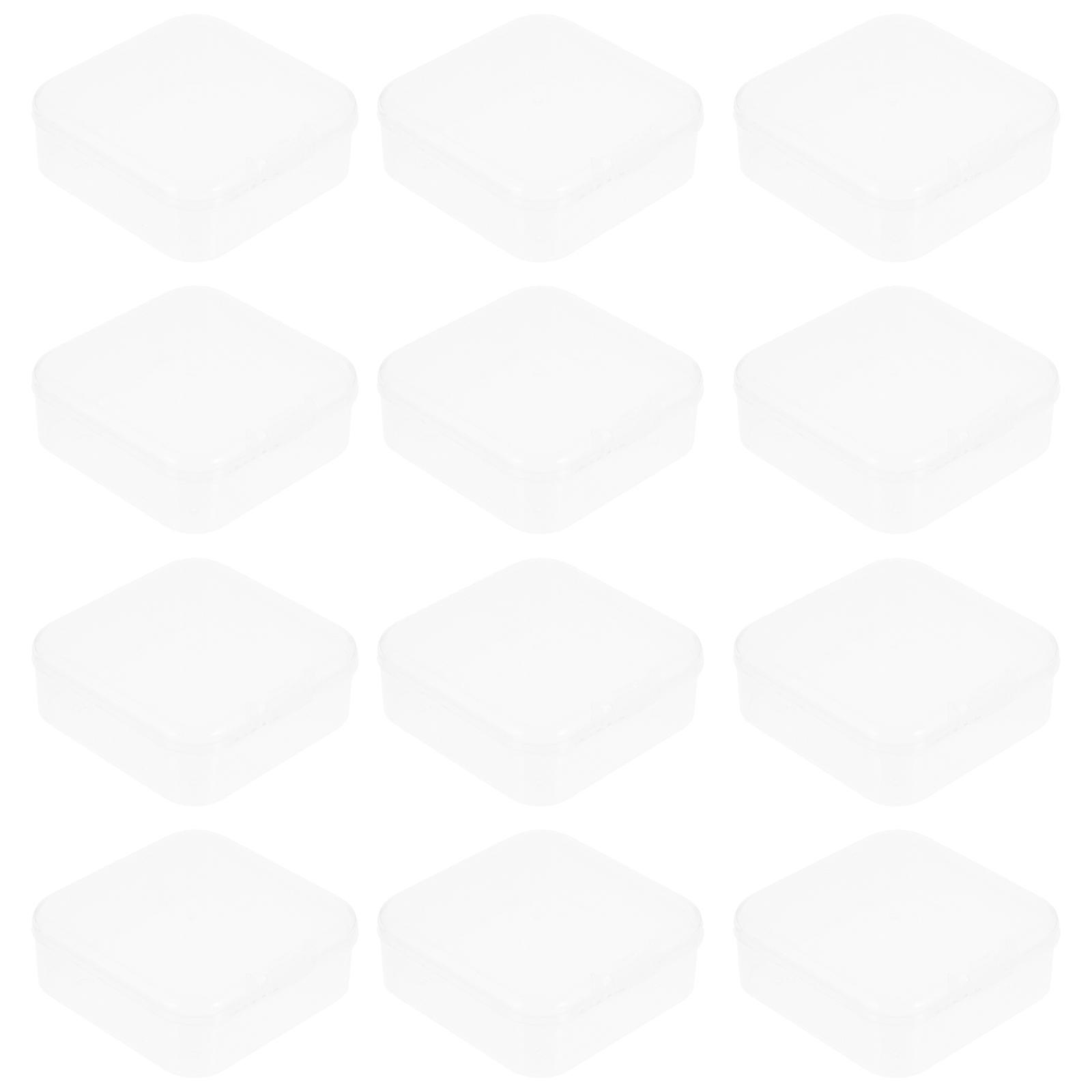 Plastic Storage Container Transparent Box for Jewelry Storage 24Pcs