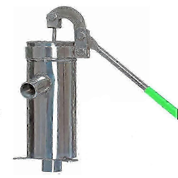 Stainless Steel Manual Water Pump for Everyday Use, Deep Well Hand Pump with Powerful Suction Within 8 Meters for Home and Garden, Ensuring Clean