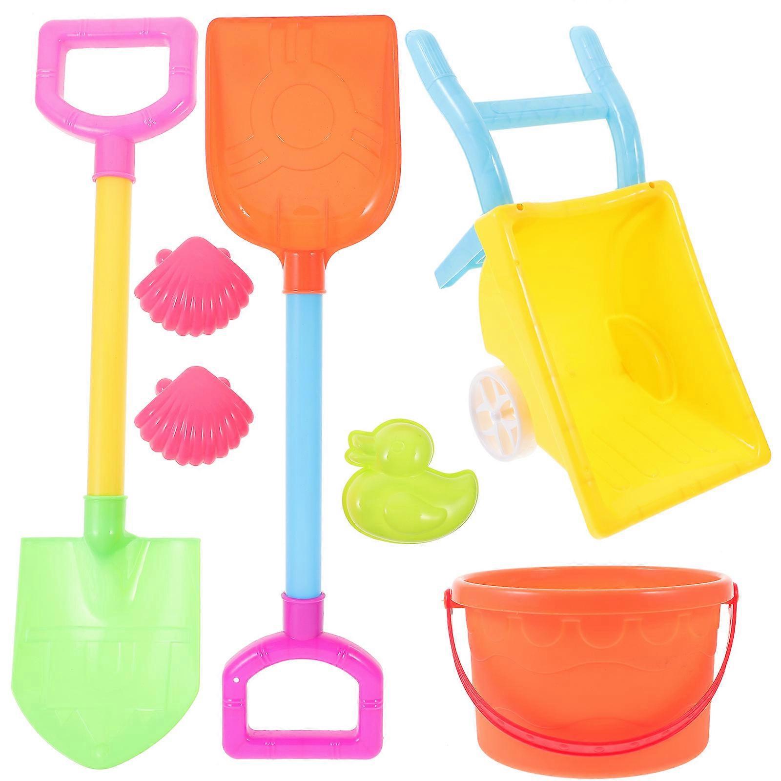 Funny Seaside Plaything 1 Set Sand Beach Cart Toy For Children Assorted Color Great For Socialization
