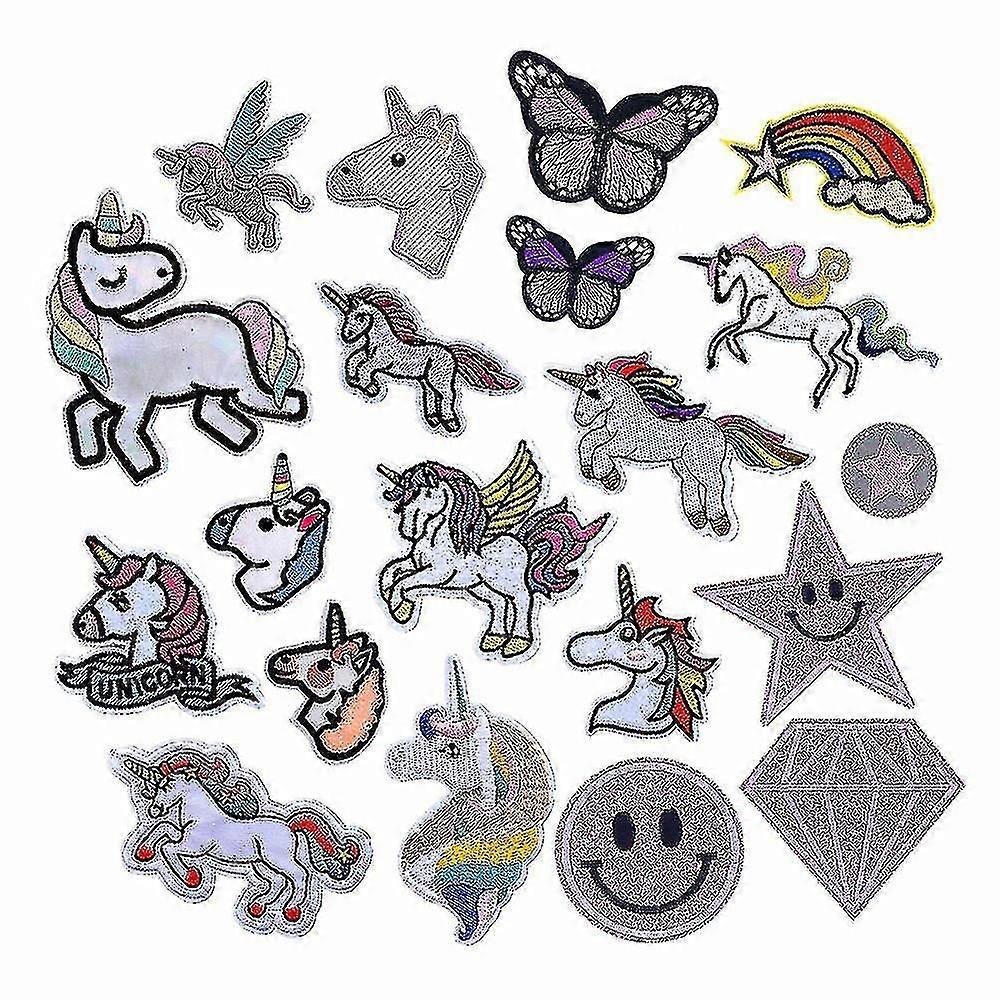 Ironing Patch, 20 Unicorn Ironing Patch, Children's Sewing Badge