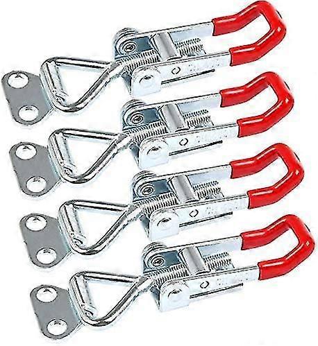 Metal Toggle Latch, 4pcs Gh-4001 Adjustable Joiner Toggle Latches, Clamp Latch For Cabinet, Door