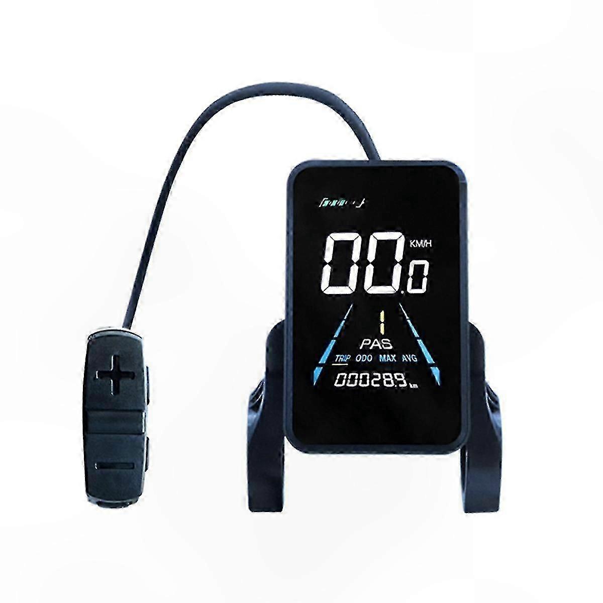 LCD Display for Electric Bikes 36V-72V Waterproof Dashboard with Connector