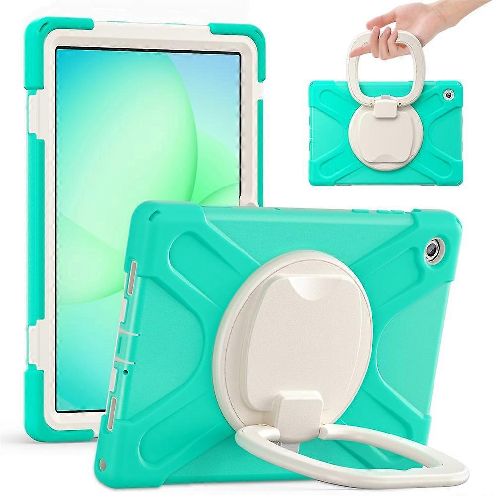 Compatible For Samsung Galaxy Tab A11+ Tablet Case TPU + PC + Silicone Cover Swivel Kickstand Handle Grip