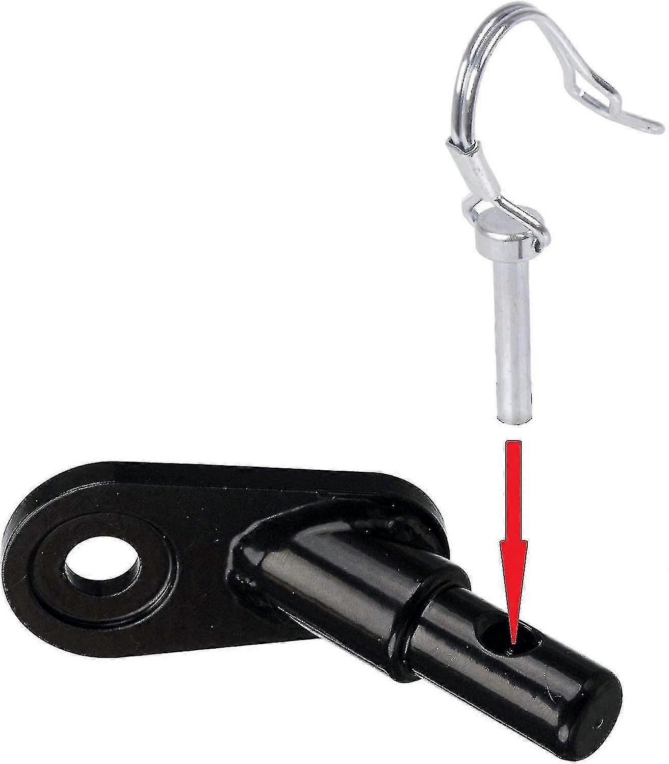Bicycle Trailer Couplingwith Locking Pin