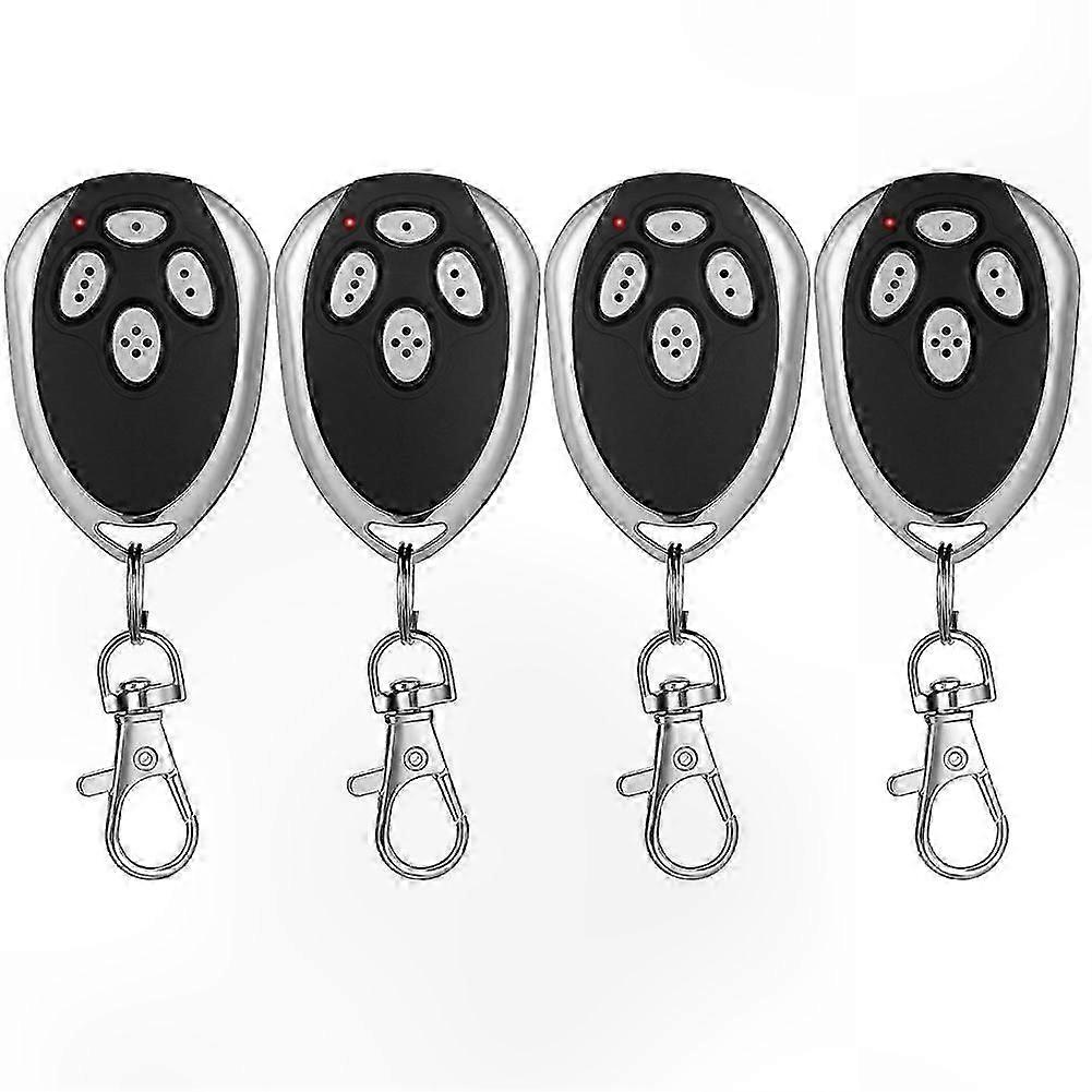 4 Pcs 4-Channel Gate Opener Remote Compatible for LM123 433.92MHz Garage Door Remote Control Transmitter