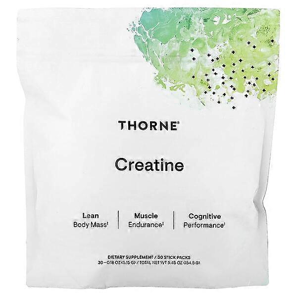 Thorne, Creatine, 30 Stick Packs, 0.18 oz (5.15 g) Each
