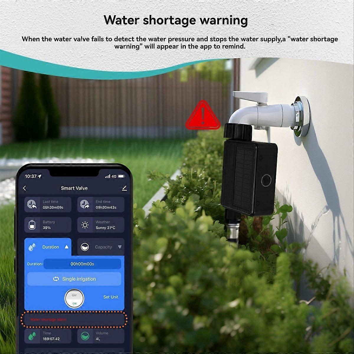 Tuya Solar Water Timed Irrigation Water Valve UK Interface