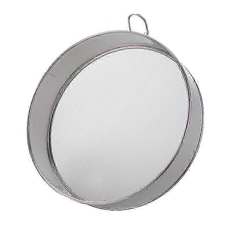 Flour Sieve Anti-rust Portable Lightweight Round Flour Sieve Powder Sifter Mesh Baking Tool For Home 25-26