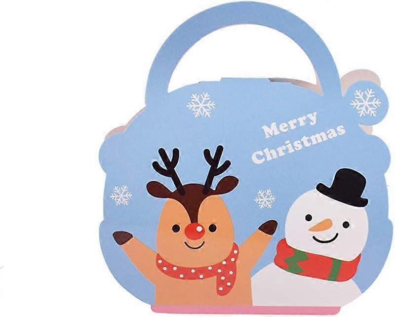 Christmas party favor boxes, pack of 20 (blue)