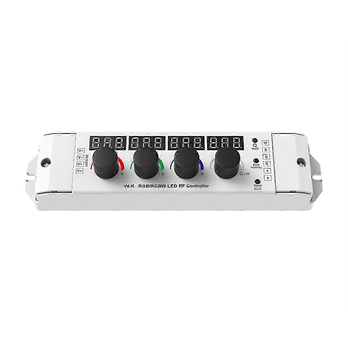12-24VDC 4 Knob Key RGB/RGBW LED Dimmer RF Controller