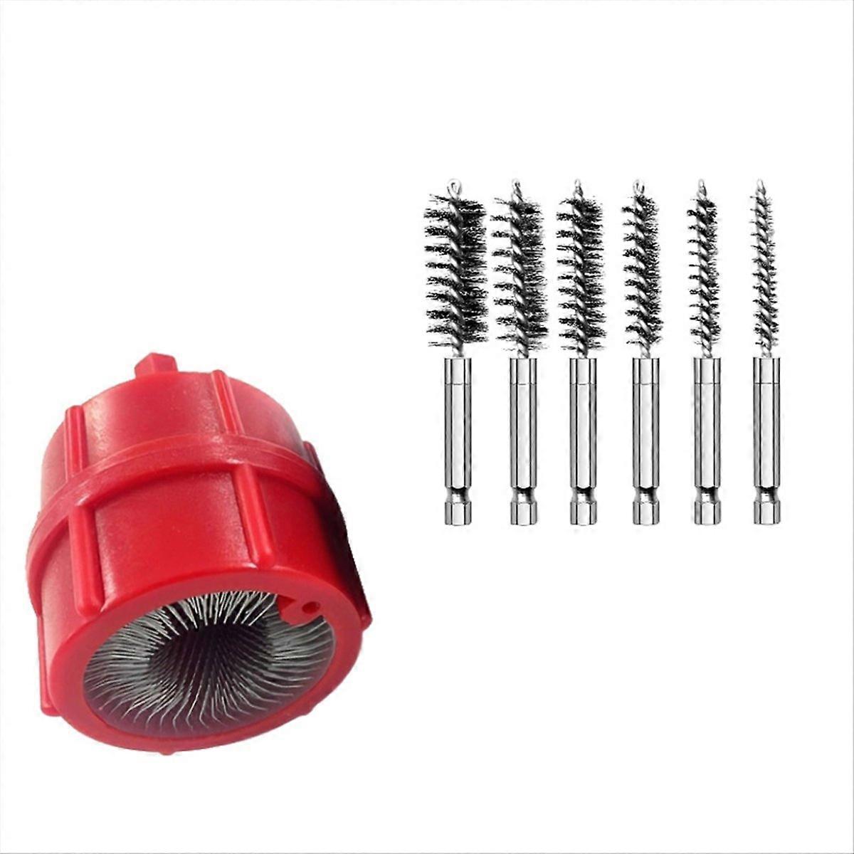 Copper Pipe Cleaner for Power Drill,Cleans Copper/Bronze/Brass Pipe B