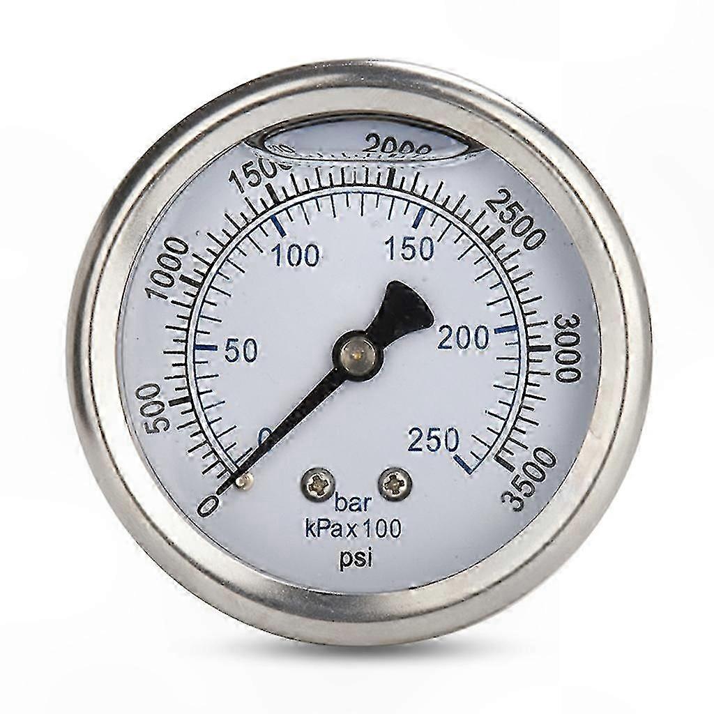Quick Connect Pressure Washer Gauges, 3500 PSI Compatible with Power Washers