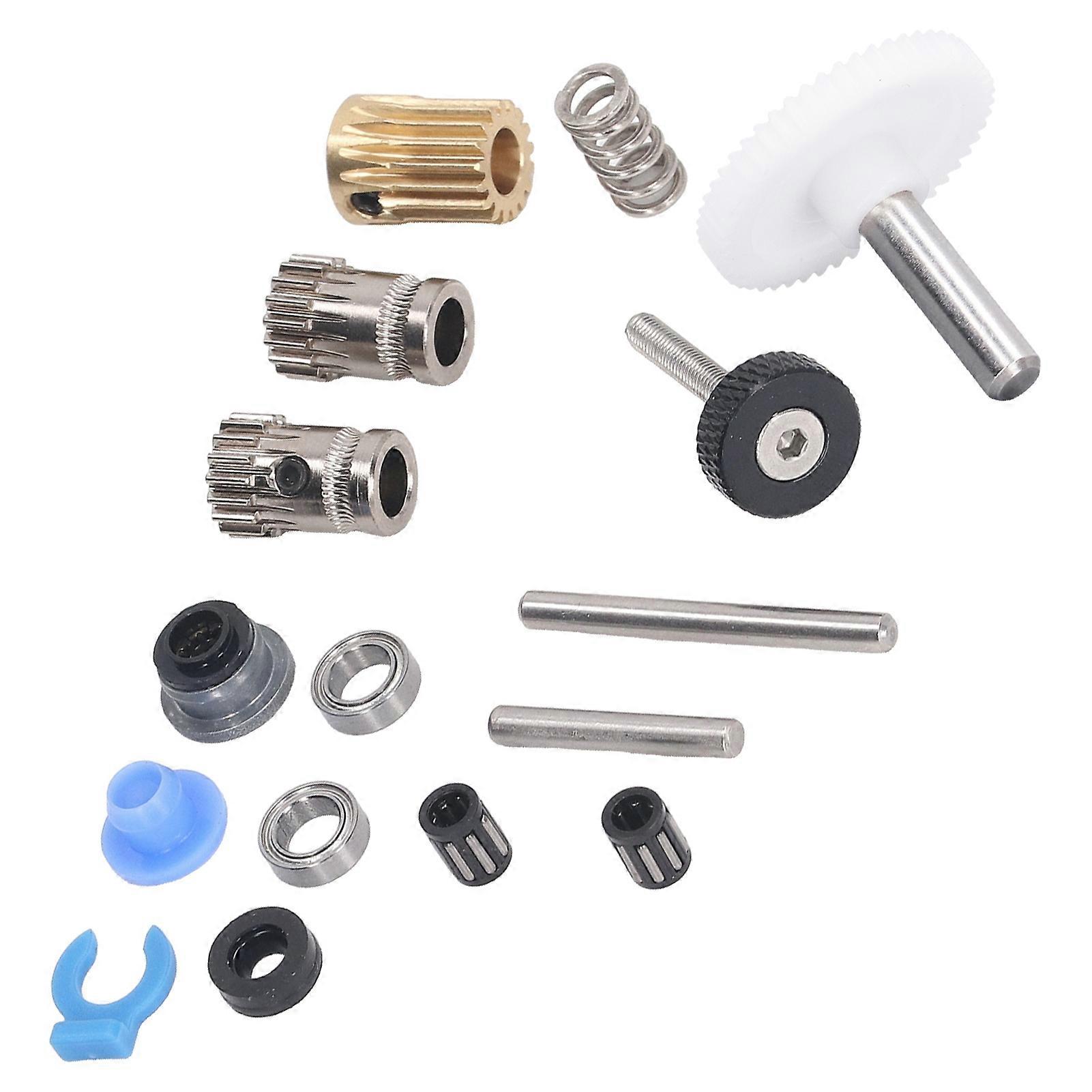Dual Gear Extruder Assembly Kit 3D Printer Double Gear Hardware Accessories for Voron 0.1 2.4 