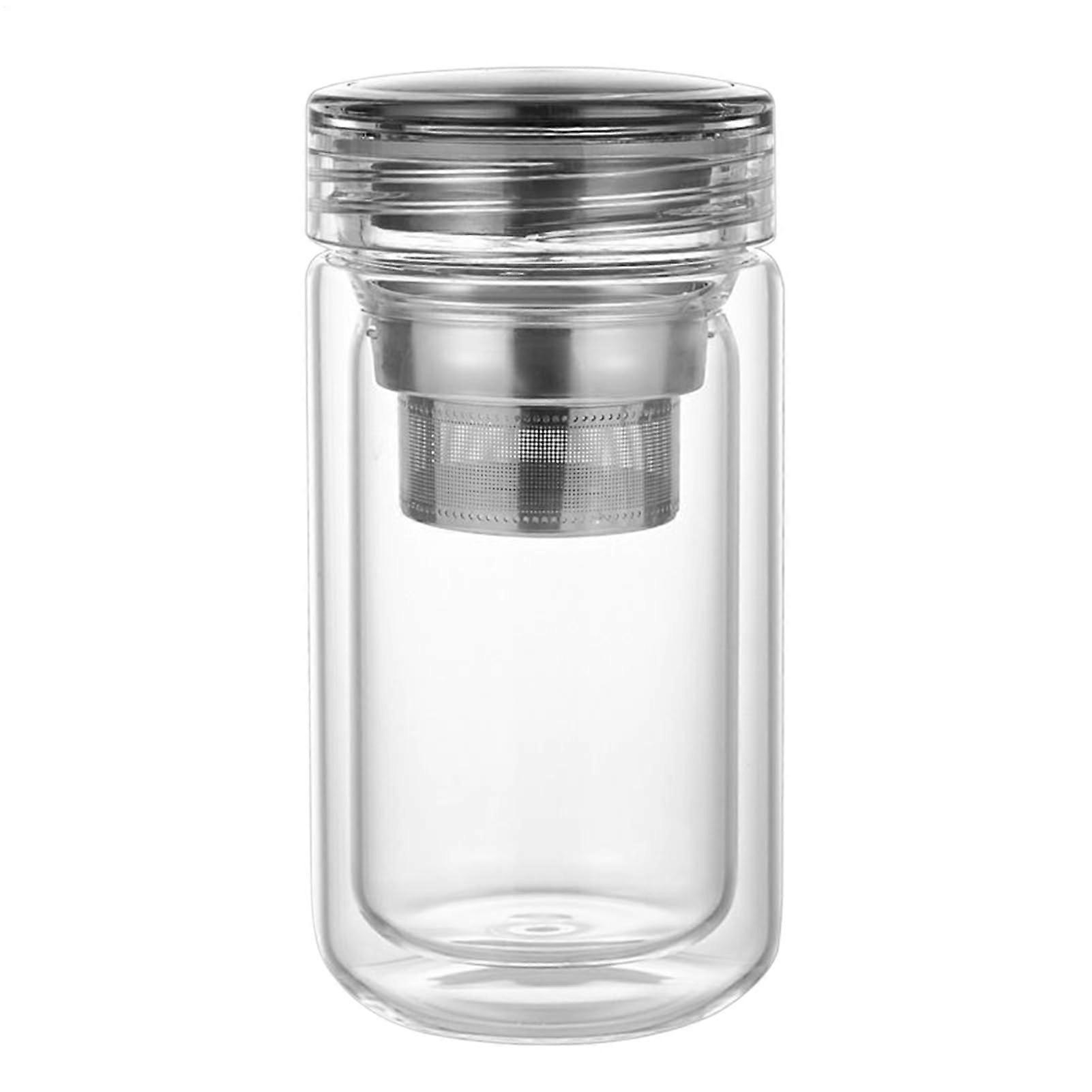 Cup With Tea Infuser Transparent Infuser Cup Large Transparent Water Resistant Serving Cup For Coffee And Infusions