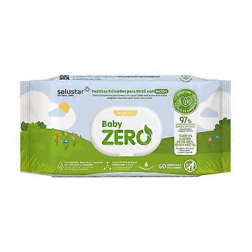 Salustar Salviettine umidificate BabyZero per neonati, 60 unità