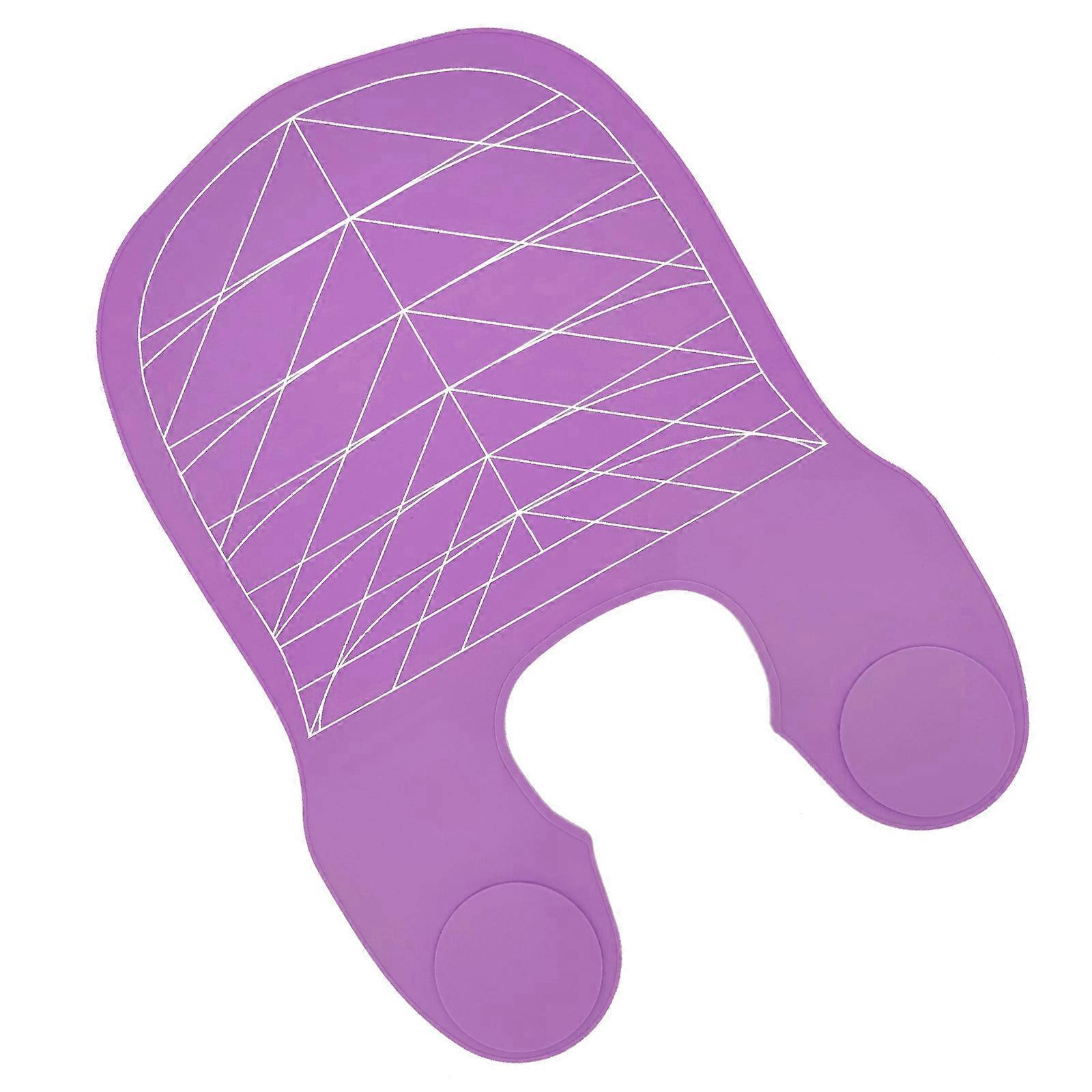 Substance Resistant Elastomer Styling Wrap Pliable Fold Complimentary Face For Coiffeur Home Use  Purple