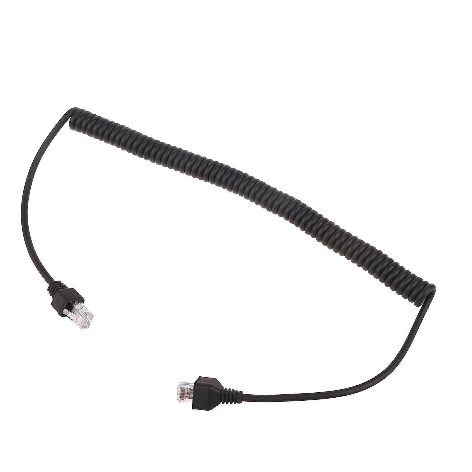 RJ45 WalkieTalkie Hand-held Ridao Speaker Mic Microphone Cable for Yaesu FT450 FT817 FT857 FT897 Replace MH31A8J Multicolor