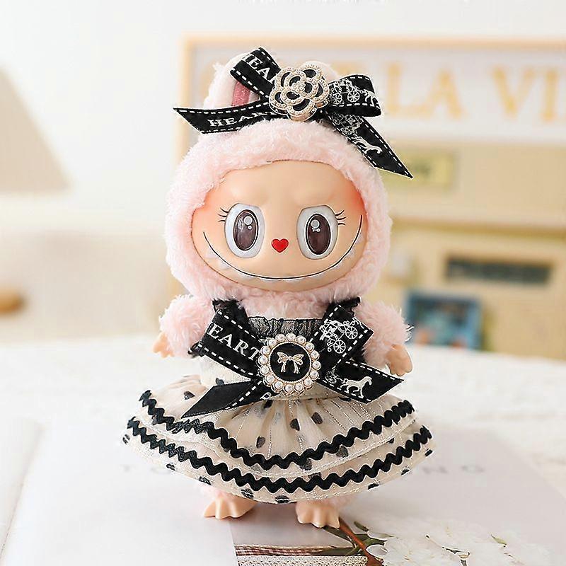 Apply Labubu Dark Night Heart Words Set Of Clothes, Labubu Pendants For Kids, For The First, Second And Third Generations