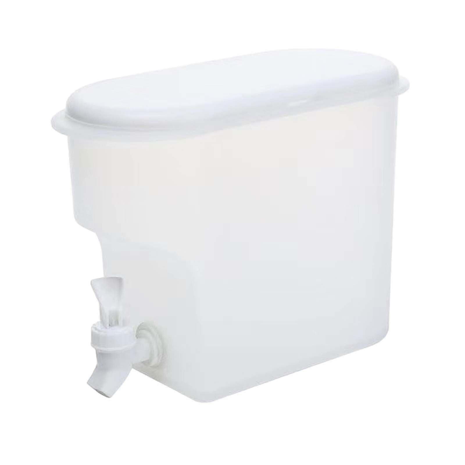 Drink Dispenser for Fridge, Beverage Container with Spigot, Cold Water Pitcher for Juice, Lemonade, Party Drinks – Compatible with Refrigerators