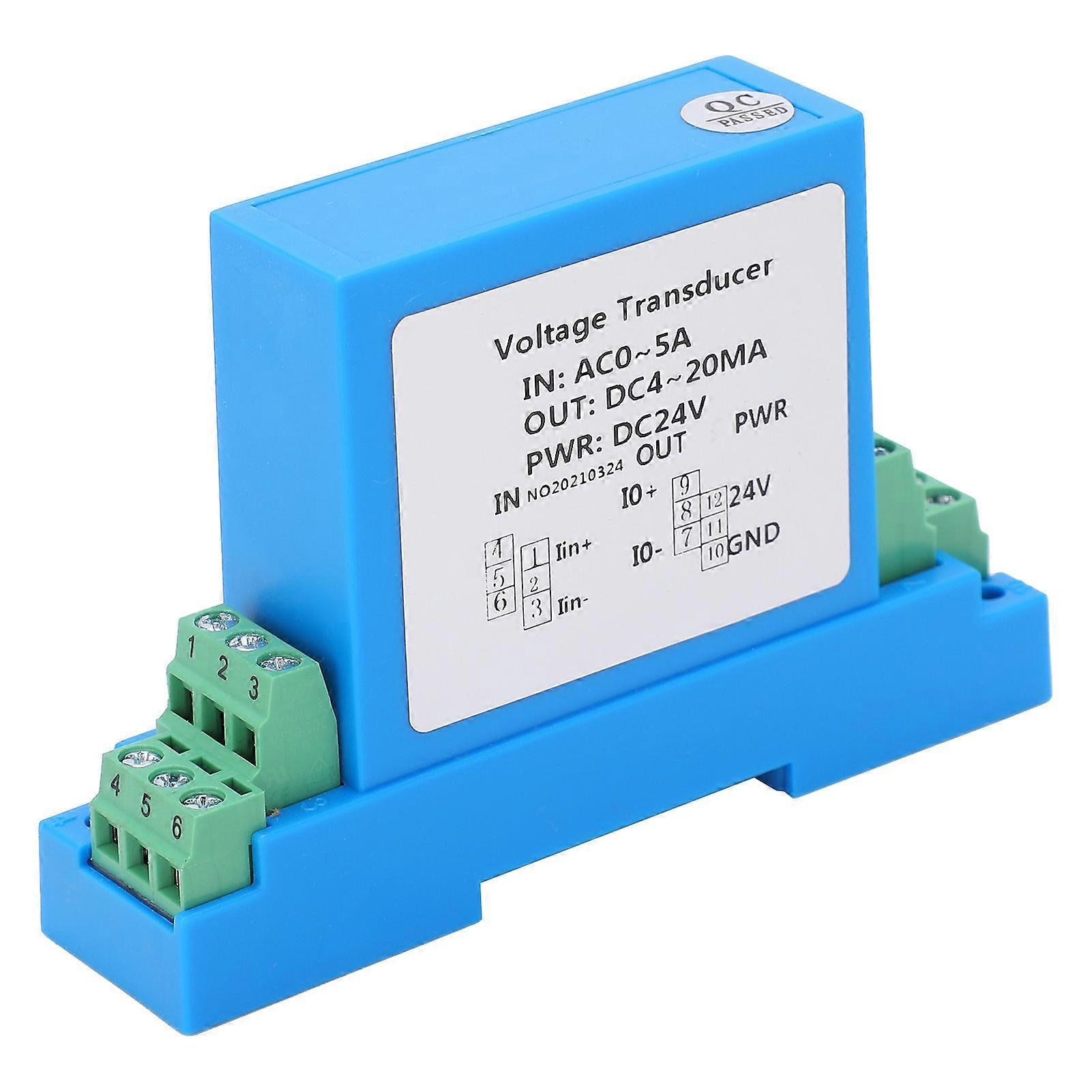 AC Current Transmitter DC4‑20mA Output Power Distribution Control Current Transformer AC0‑5A