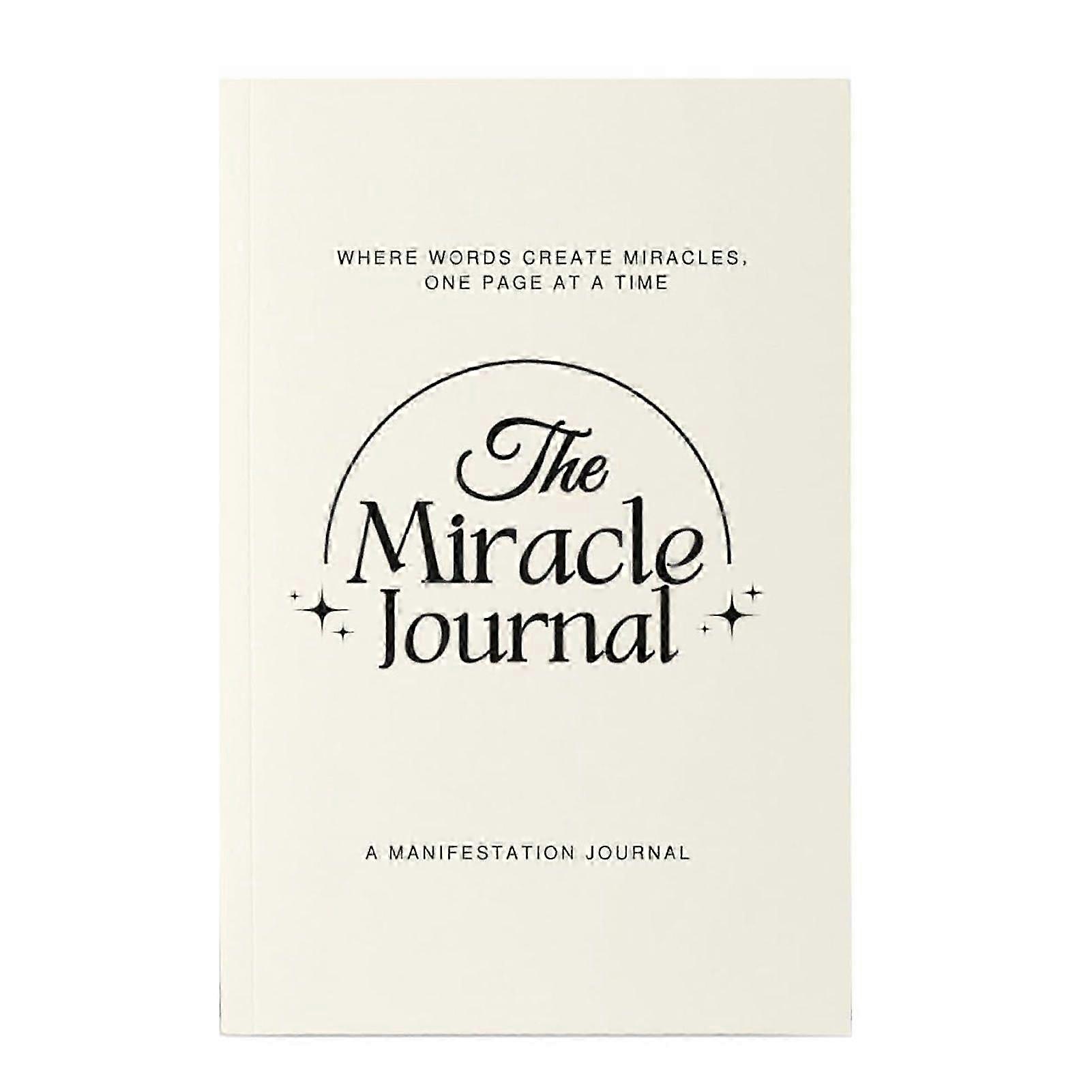The Miracle Journal: Guided Manifestation & Gratitude Paperback - Shadow Work Prompts for Self-Discovery & Abundance