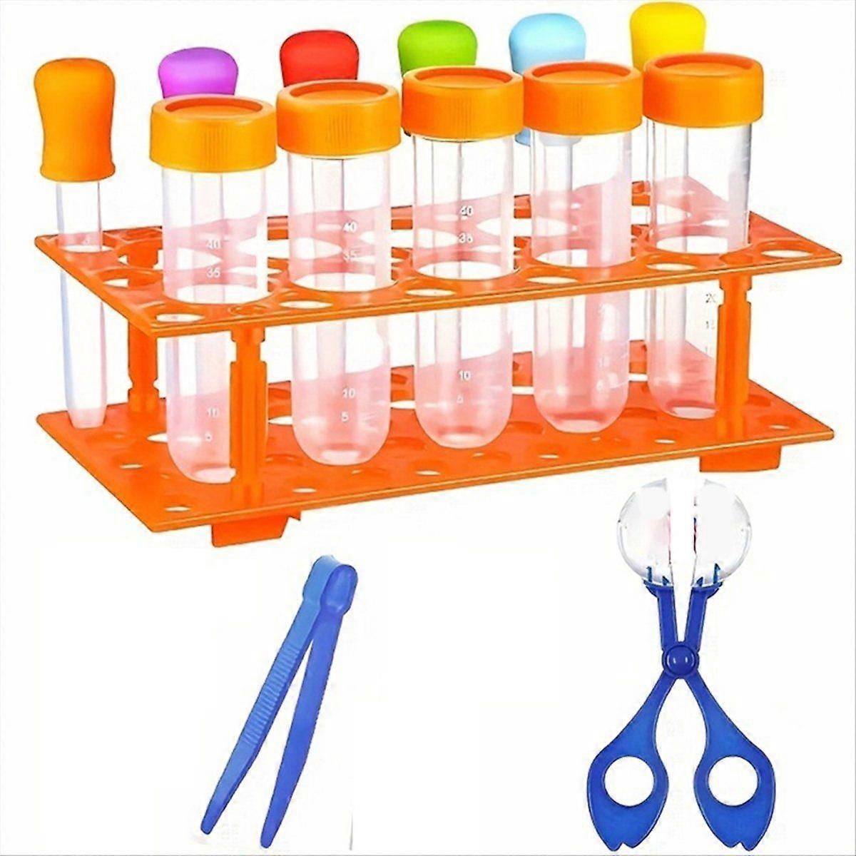 Sports Skill Development Tool Kit, Including Extra Large Test Tubes, Colored Silicone Droppers, Ora