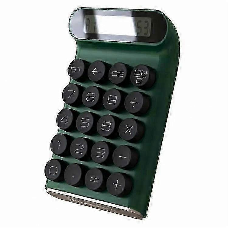 LOCOCK JS01 Mechanical Calculator Anti-Skid 10-Digit LCD Display Calculator for Office
