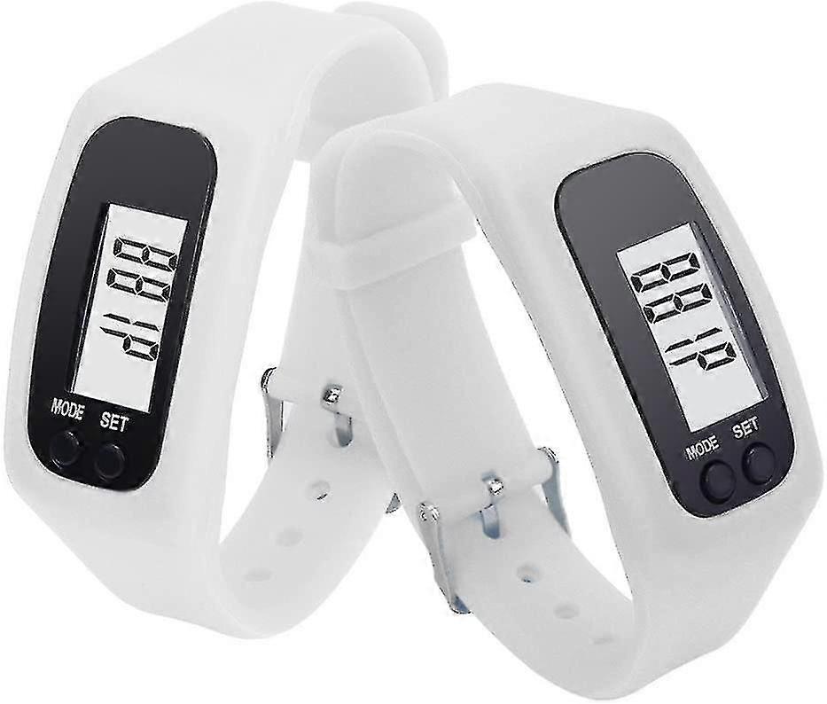 Digital Lcd Pedometer Run Step Walking Distance Calorie Counter Watch Bracelet
