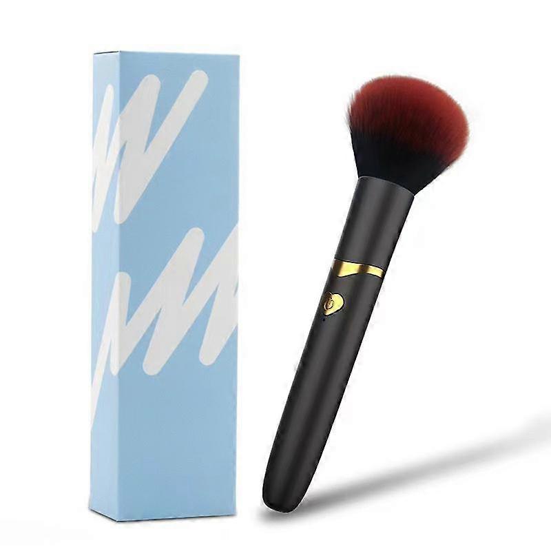 2 In 1 Electric Foundation Brush Vibration Makeup Brush Multi-Function Soft Fluffy Portable Rechargeable Detail Makeup Tools