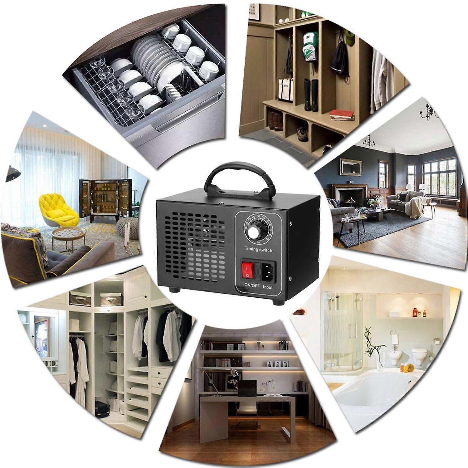 Portable Ozone Machine Generator Air Filter Purifier with Timing Switch Ozonizer Ozonator for Home C