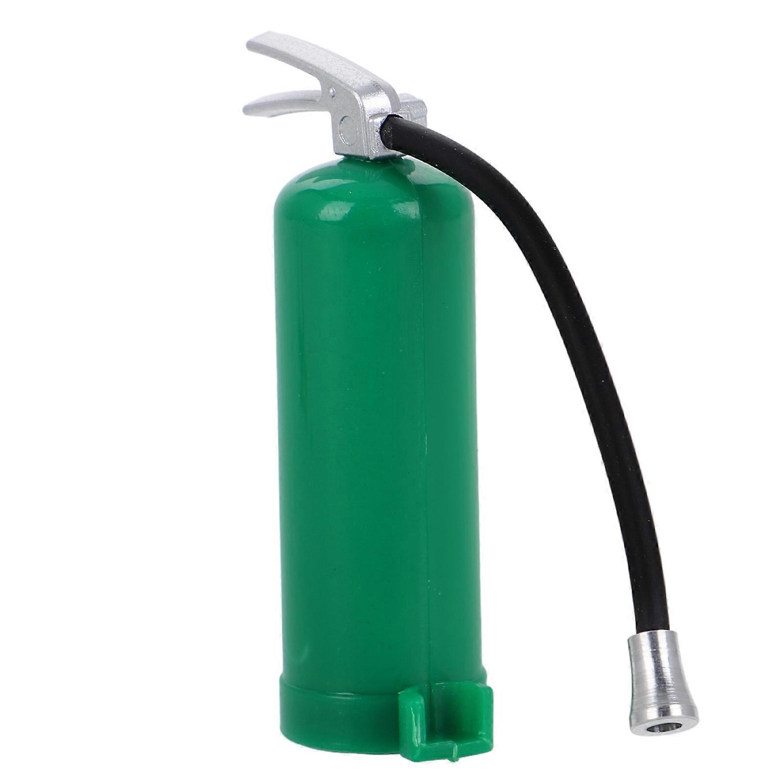 Green Miniature Fire Extinguisher Model for Decor 1 Piece Plastic Model
