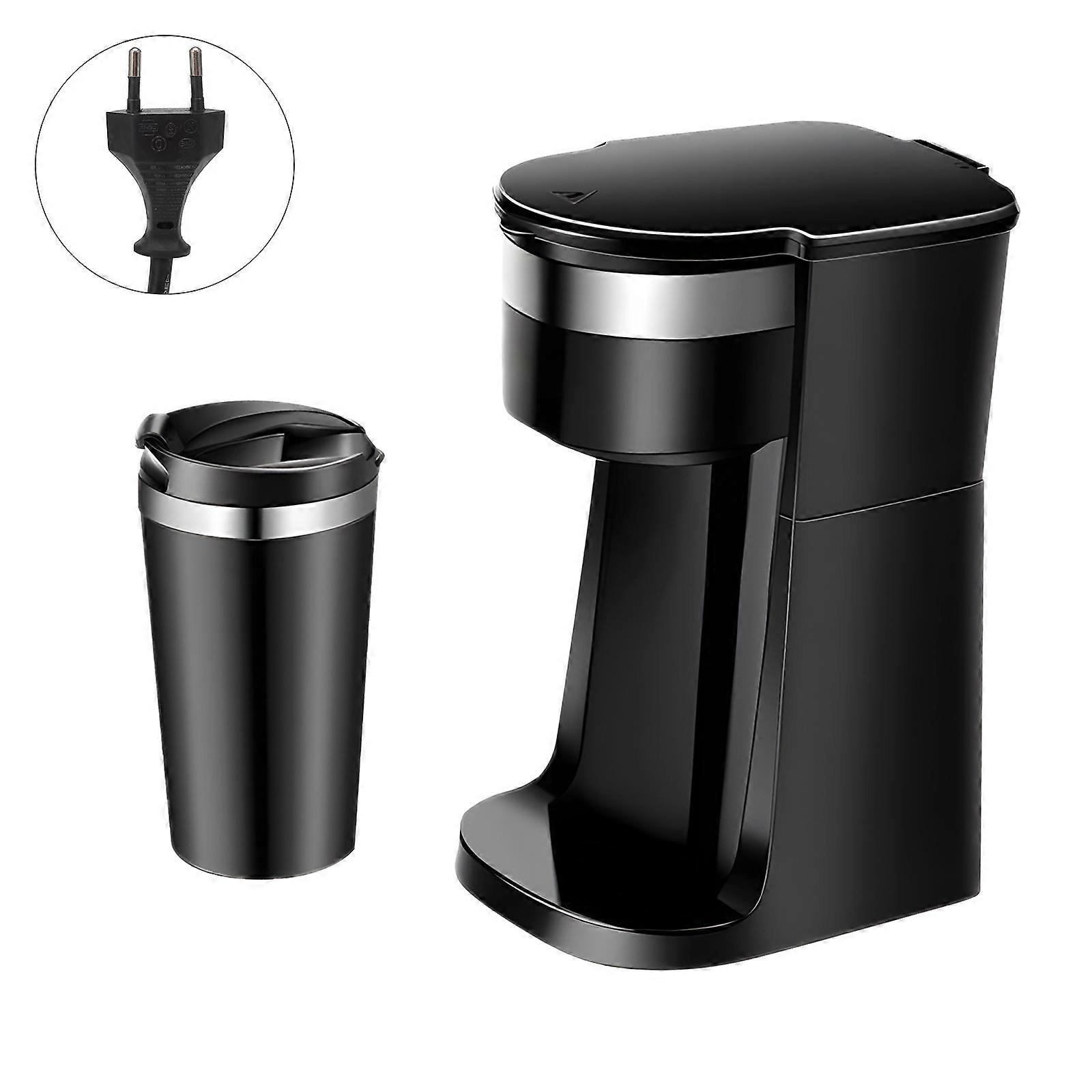 ABS Coffee Maker And Cup Combination 220V EU Outlet Fast Concoct Function Dense Plan Suitable For Office Conditions Multicolor