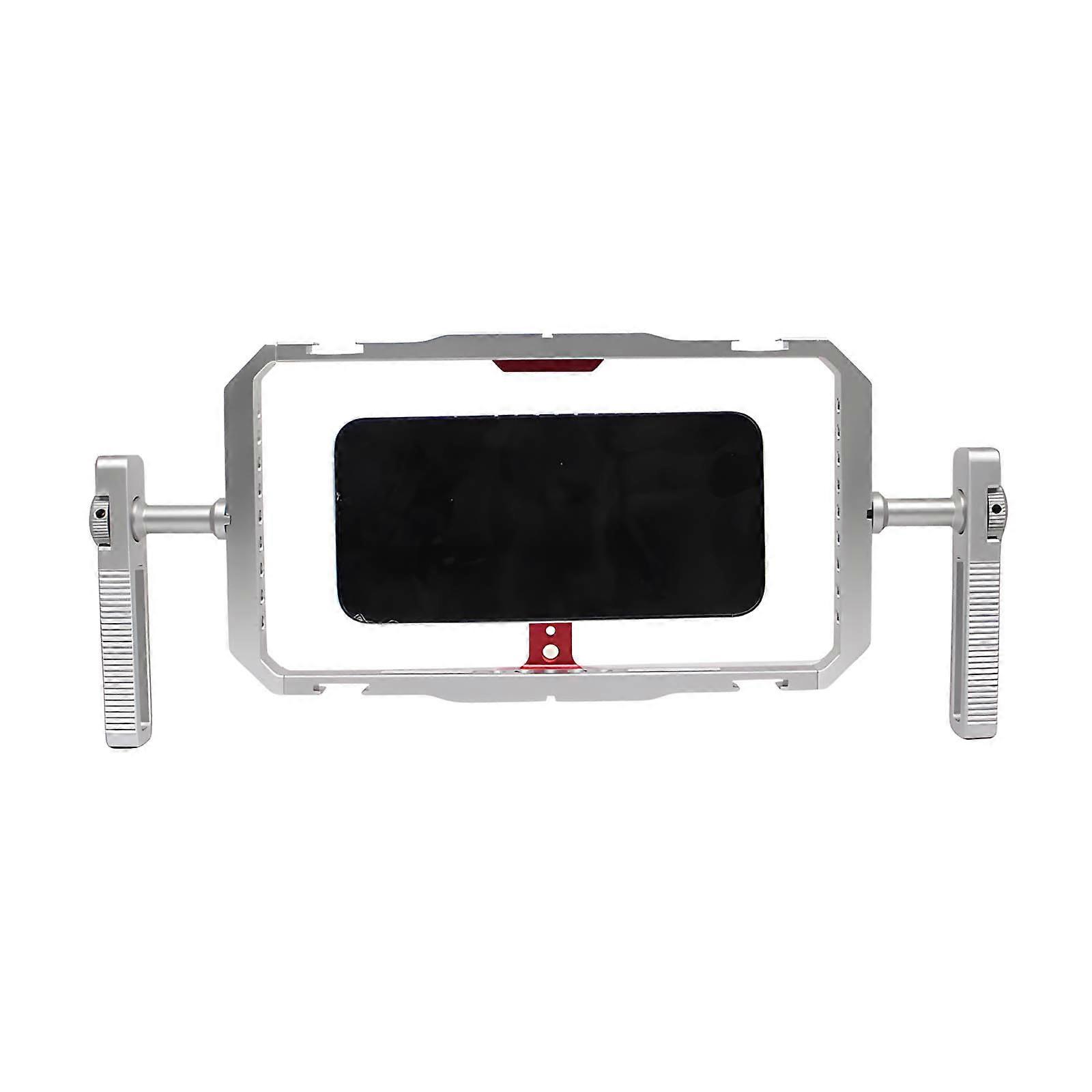 Portable Aluminum Alloy Camera Cage Magnetic Mounting System Ergonomic Handle Multiple Interfaces Compatibility Multicolor