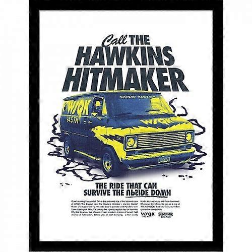 Stranger Things 5 Call The Hawkins Hitmaker Framed Poster