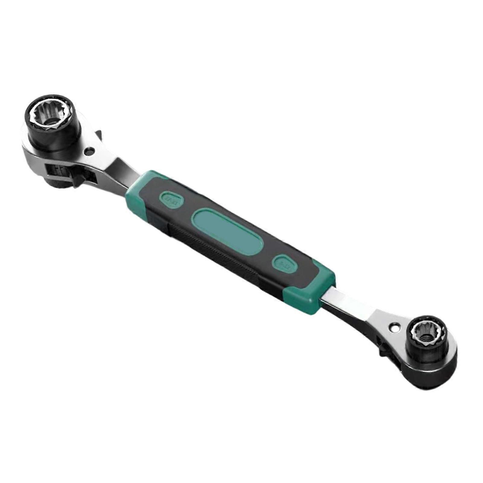 Double Box End Reversible Ratcheting Wrenches 6 to 21mm Double Head Ratchets Gear Spanner Multicolor