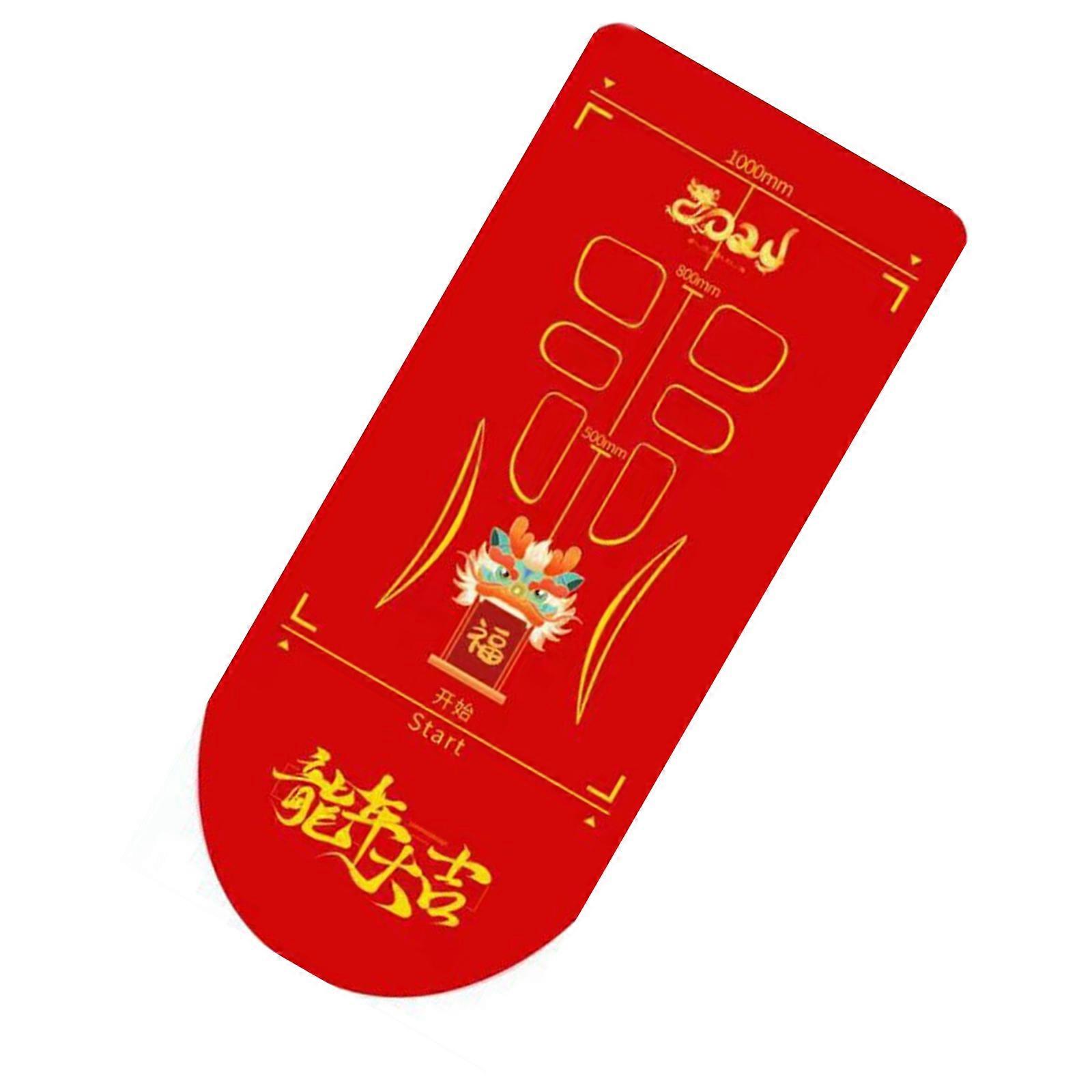 Nonslip TPE Workout Mat with Positioning Markings for Ab Wheel and Easy to Storage Home Fitness Mat Blanket  Red